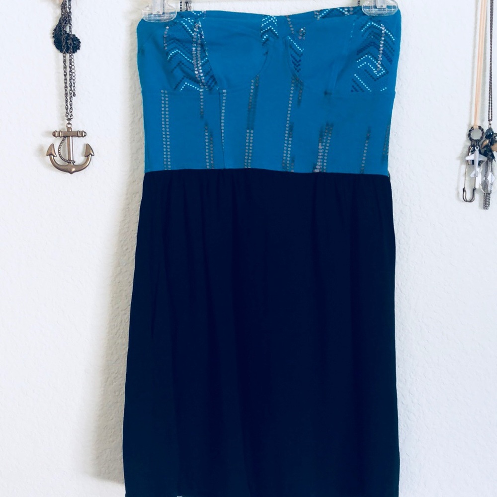 Strapless Casual Dress